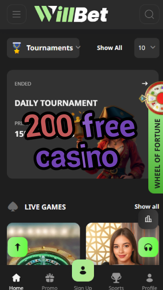 200 Free Casino - 200 Free Spins Offer-www.bdqngd.com